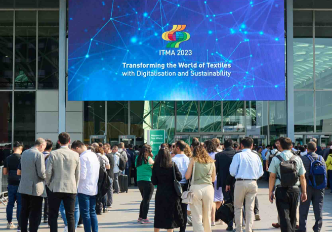 &ldquo;變革紡織世界&rdquo;ITMA2023在意大利米蘭隆重開幕，國際紡織機械聯(lián)合展舉行觀眾推介活動。