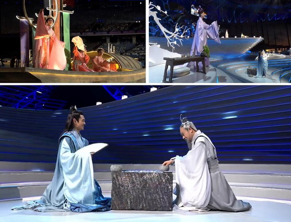 揭秘，亞運(yùn)會開幕式服裝出處在這，楚艷水墨入詩畫