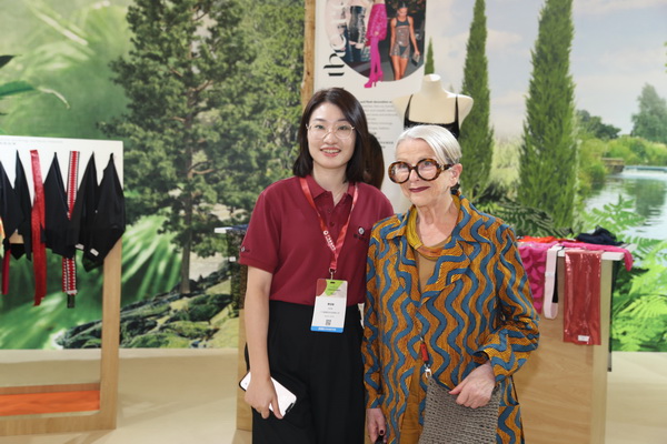 高端女士?jī)?nèi)衣面輔料供應(yīng)商--健萌紡織盛裝參加INTERFILIERE Shanghai 