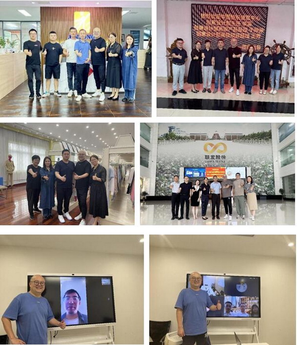 12家面料企業(yè)驗證順利完成！ 2023中國生態(tài)環(huán)保面料設(shè)計大賽組委會走進(jìn)企業(yè)