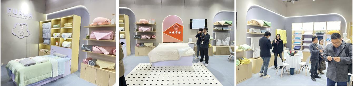 青島組團(tuán)參加intertextile家紡展，副市長趙燕一行蒞臨考察