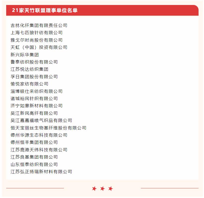 天竹聯(lián)盟再次擴(kuò)容，新增理事單位21家會(huì)員單位19家