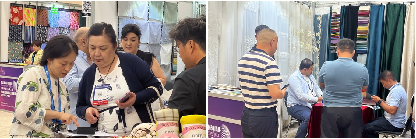 46家企業(yè)組團(tuán)參展！柯橋首個(gè)中亞紡織展在烏茲別克斯坦舉行