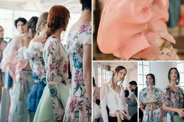 玖姿JUZUI創(chuàng)意總監(jiān)王陶2025春夏紐約時(shí)裝周&ldquo;盛開(kāi)&rdquo;花樣新中式