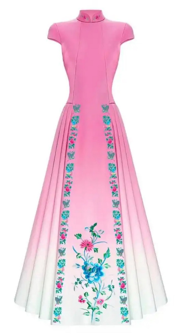 第十五屆全運(yùn)會(huì)頒獎(jiǎng)禮服發(fā)布：馬面裙、三藍(lán)繡、旗袍領(lǐng)，非遺元素彰顯灣區(qū)魅力