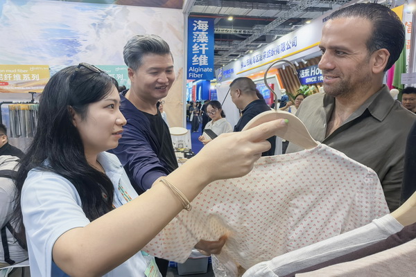 海纖&reg;生物黑科技閃耀intertextile秋冬展，海藻纖維倍受追捧！