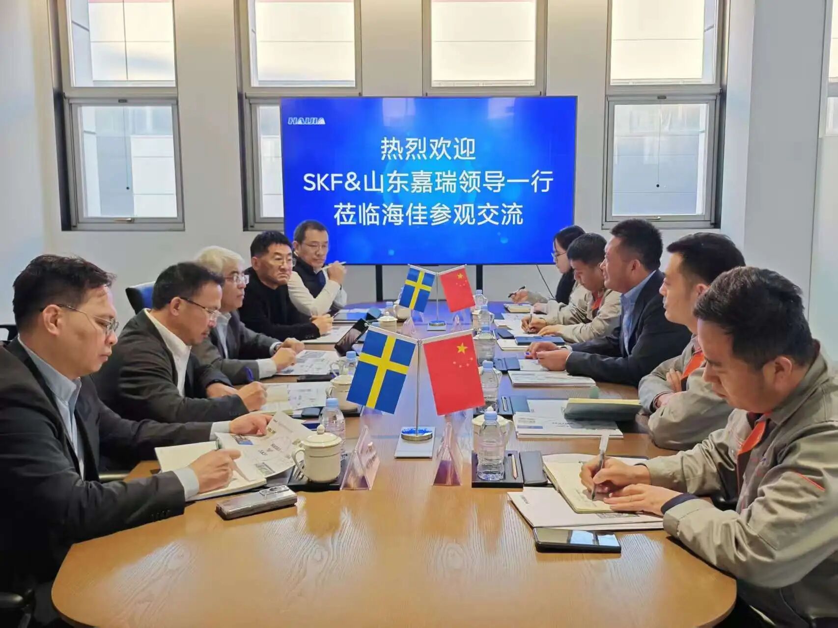 斯凱孚與海佳機械集團達(dá)成戰(zhàn)略合作，共織紡機未來